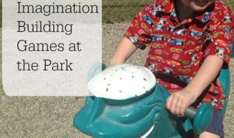 The park is the perfect place for imagination building. Here are five games that encourage creative thinking.