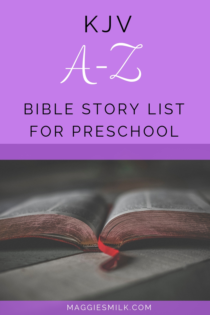 Alphabet Bible Stories: The A-Z List