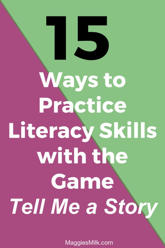 15 Ways to Practice Literacy Skills with Tell Me a Story