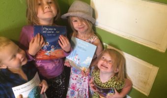 The kids enjoyed reading books by Carole P. Roman