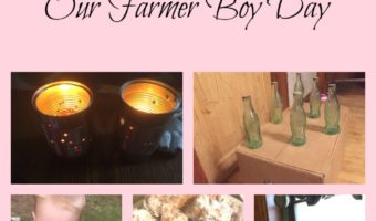 A collage of images from our Farmer Boy Day.