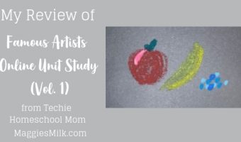 My review of Famous Artists Online Unit Study (Vol. 1)