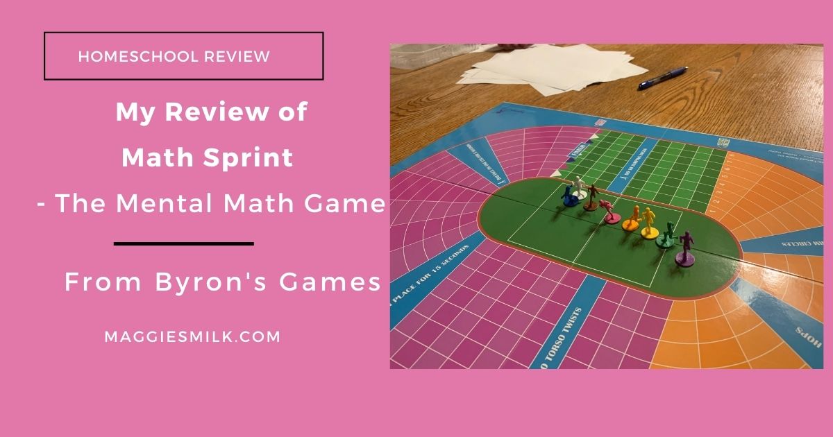 My Review of Math Sprint The Mental Math Game
